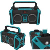Radio numérique multifonctionnelle DAB FM 30W, lampe d'urgence pour le camping en plein air et la maison, IPX6, haut-parleurs radio musicaux Bluetooth