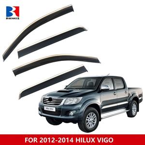 Déflecteurs de vitres de portière de voiture pare-pluie et pare-soleil pour TOYOTA HILUX VIGO 2012-2014 - Product Image 2
