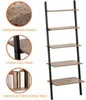 Étagère murale moderne à 5 niveaux, étagère polyvalente pour la maison, salon, ferme, salle de bain, hôtel, cave à vin, bar à domicile