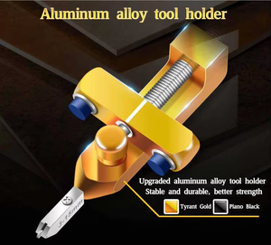 Sunsbuild OEM ODM Coupe-carreaux en acier inoxydable de haute qualité avec lame à rouleau en céramique Kit d'ouverture de carreaux DIY - Product Image 6