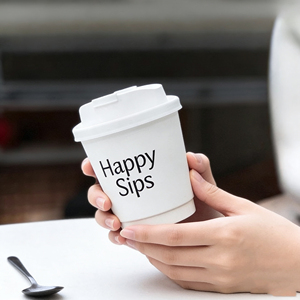 Gobelet à café en papier à double paroi avec couvercle, personnalisé avec logo, jetable, 8oz, 10oz, 12oz, 16oz, 22oz - Product Image 3