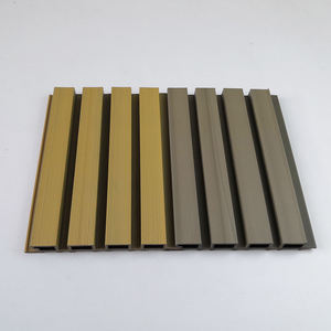 Revêtement extérieur <span class=keywords><strong>en</strong></span> <span class=keywords><strong>vinyle</strong></span> WPC pour murs <span class=keywords><strong>de</strong></span> <span class=keywords><strong>maison</strong></span>, décoration <span class=keywords><strong>de</strong></span> grille <span class=keywords><strong>en</strong></span> co-extrusion, effet 3D, bois-plastique pour chambres à coucher - Product Image 2