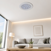 Plafonnier LED rond encastré, haute luminosité, dissipateur thermique en aluminium, pour éclairage intérieur domestique et commercial
