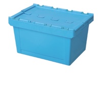 Vente en gros de conteneurs de stockage en plastique à boîte solide, caisse et palette pour le déménagement de chariot