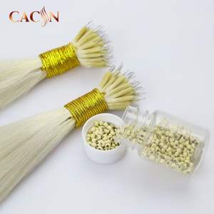 Extension de cheveux humains nano bagues russes et vierges, extension de cheveux mongols, cheveux tirés, 20-26 pouces - Product Image 1