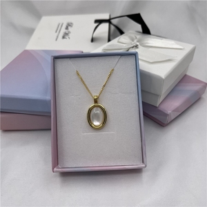 Collier Getsmart avec puce NFC intégrée, préprogrammé, à ouverture par pression, finition or 14 carats, design personnalisé RFID - Product Image 2