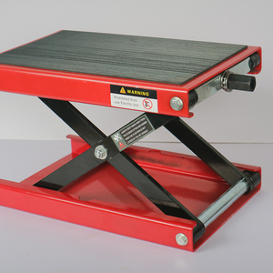 Elevador Hidráulico Universal de 1100 lb (500 kg) Desmontable y Ajustable para Garaje, Sistema de Gas, Reparación de Motocicletas, Mesa Elevadora para Colocación de Neumáticos - Product Image 1