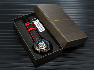 <span class=keywords><strong>Montre</strong></span> <span class=keywords><strong>de</strong></span> luxe automatique pour homme avec mouvement Shanghai, boîtier en alliage, bracelet en cuir, alarme, nouveau design squelette, analogique, charme. - Product Image 6
