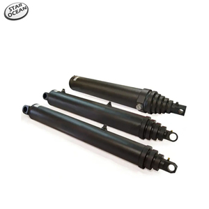 רב שלב כפול משחק גליל טלסקופי הידראולי טלסקופי משאית אשפה ומכונה צילינדר טלסקופי מכונה - Product Image 1