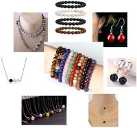 Bijoux perle en vrac noir obsidienne brin pierre naturelle perle or obsidienne 4mm 6mm 8mm 10mm 12mm pour faire Mala Design