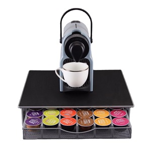 Coffee Pod Drawer Storage Rack 40 PCS Nespresso K Cup Coffee Capsule Display Storage