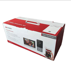 HIK 7-inch Touch Screen 4K Audio Door <b>Phone</b> IP Video Intercom Kit DS-KIS603-P(C) Supports Live View - Product Image 3