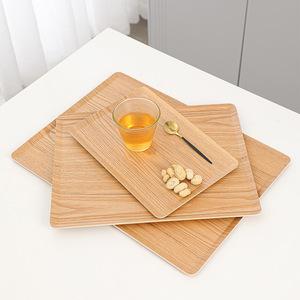 Plateau de service rectangulaire en bambou pour usage commercial et restaurant, style japonais, luxe léger - Product Image 4