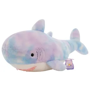 New color shark plush toys Marine animal doll pillow send girls gift children's dolls wholesale