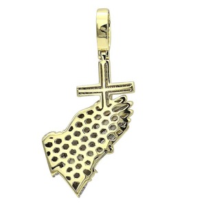<b>Top</b> Selling Luxury Moissanite Diamond Pendant Necklace For Unisex Elegant <b>Sparkling</b> Jewelry Gift Available At Export Price - Product Image 3