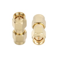 Enchufe macho SMA a conector adaptador rápido SMA a SMA Cable Push-on hembra RF Coaxial conector Wifi adaptador de conector