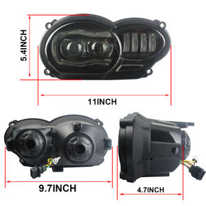 Phare à LED Amélioré Adapté aux Motos B-M-W R1200GS F800 <span class=keywords><strong>K1200R</strong></span> G650 Phares à Faisceau Projecteur - Product Image 4