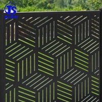 Panneaux de clôture décoratifs découpés au laser CNC, panneaux de séparation extérieurs en aluminium pour jardin, écran de décoration pour l'intimité