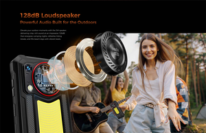 Teléfono Resistente Oukitel WP53 <span class=keywords><strong>S</strong></span> con Altavoz Inmersivo de 128dB, Baterí<span class=keywords><strong>a</strong></span> de 11000mAh, Cargador de 18W, 4GB + 128GB, Linterna Ultra Potente para Camping - Product Image 5