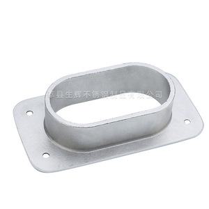 Stainless Steel Oval Cable Guide 95x38mm Mirror Polished Marine Hardware for <b>Yacht</b> Boat Anchor Handling - Product Image 2