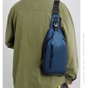 Riñoneras Casuales de Moda al por Mayor para Hombre, Bolsa de Cintura Impermeable con Múltiples Bolsillos para Exteriores, Bolsa de Pecho de Gran Capacidad para Viajes - Product Image 6