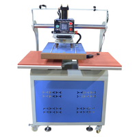 Double plaque chauffante à double pression hydraulique entièrement automatique pour impression par transfert par sublimation pour t-shirt