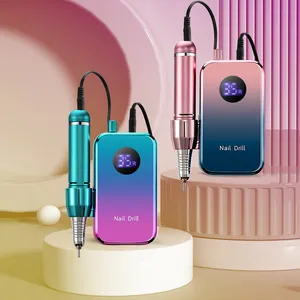 เครื่องเจียรเล็บไฟฟ้าแบบพกพา ความเร็วสูง แบตเตอรี่ใช้งานได้นาน ยี่ห้อ Toboom Supply - Product Image 1