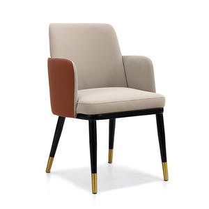 耐久性のあるオフィスレザー素材会議チェアビジネスミーティング訪問席頑丈な固定ベース - Product Image 2