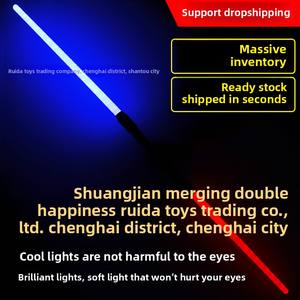 Épée <span class=keywords><strong>laser</strong></span> lumineuse télescopique en plastique modèle Clear Sea 555, jouet pour enfants, décorations de fête en plein air, vente chaude 1 - Product Image 4