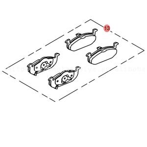 Pièce <span class=keywords><strong>de</strong></span> rechange automobile <span class=keywords><strong>de</strong></span> qualité OEM d'origine 10163252 <span class=keywords><strong>PLAQUETTE</strong></span> <span class=keywords><strong>DE</strong></span> <span class=keywords><strong>FREIN</strong></span> AVANT Convient pour SAIC MG5 350 High More Discounts <span class=keywords><strong>Moins</strong></span> <span class=keywords><strong>cher</strong></span> - Product Image 2