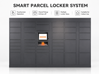 Casier intelligent commercial pour colis avec écran tactile, pour la récupération et le dépôt en libre-service des colis