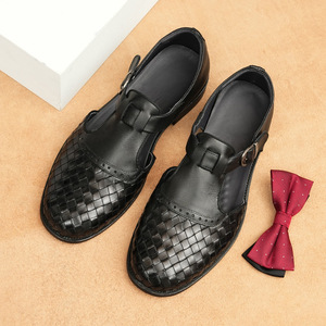 Chaussures habillées de luxe pour hommes, style italien, à enfiler, bout pointu, faites à la main, légères et respirantes, idéales pour l'automne, les affaires et les mariages - Product Image 6