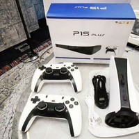 Console de jeu rétro M15 personnalisée avec plus de 20 000 jeux, 4K HD, plus de 20 émulateurs, manettes sans fil 2.4G, vente directe d'usine B2B
