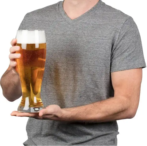 53 أونصة كبيرة الحجم Pilsner أواني زجاجية كوب كبير جدًا حانة زجاجية عملاقة أكواب بيرة كلاسيكية للرجال