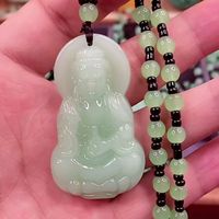 Pendentif de collier en forme de plaque de dragon, poisson transformé en dragon, avec motifs Bouddha, Pixiu, Guanyin, et peinture de paysage, symbolisant la richesse et la montée spirituelle