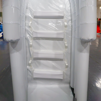 Glissière gonflable flottante personnalisée de qualité commerciale pour bateaux de luxe et événements de sports nautiques marins