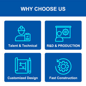 هيكل فولاذي مسبق الصنع من HUAKE على شكل قبة مربعة للمدارس ومواقف السيارات والمتاجر الكبرى والمكاتب والمتاجر - مدرفل على الساخن - Product Image 5