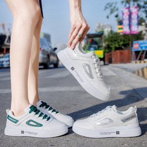 Nouvelles chaussures décontractées pour femmes, épaisses et respirantes, style étudiant, blanches, 2021 - Product Image 2