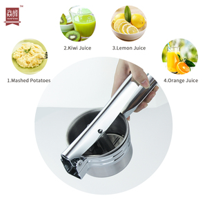YF frutas <span class=keywords><strong>y</strong></span> verduras herramientas de acero inoxidable de arroz con antideslizante de silicona mango de 3 en 1 de masher - Product Image 3