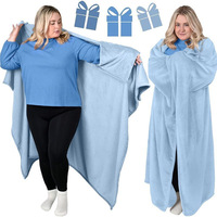 Couverture portable d'hiver en polaire de flanelle douce et confortable avec logo personnalisé en gros d'usine cadeau de Noël et d'anniversaire