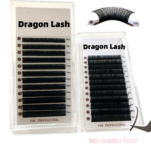 ขนตาปลอมแบบเส้นเดียว รุ่น Stable Base Easy Fan Lashes 1 Layer สีดำด้าน เพิ่มวอลลุ่ม ติดกาว 0.03 CC D 8-17MIX พร้อมส่ง - Product Image 2
