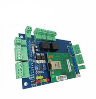 Panel de Control de Acceso TCP/IP RJ45 de 2 Puertas, Entrada Wiegand 26/34, Salida de Relé, Software Gratuito y SDK API, Control Remoto