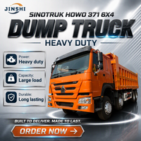 Camion benne basculante diesel d'occasion SINOTRUK HOWO 8X4 12 roues Euro 2 351-450HP 10-15T 1000-1500Nm Moteur Weichai Caméra arrière Exploitation minière