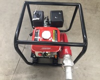 Pompe à Eau à Essence en Fonte, Pompe à Eau Portable Centrifuge