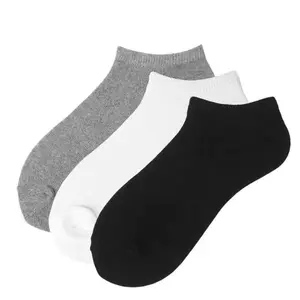 Hot sale Men's summer boat socks pure color breathable Man Short Socks Comfortable Cotton Men Ankle Sock