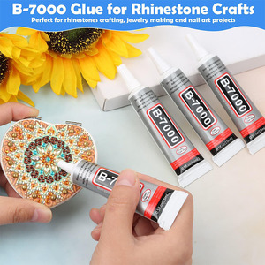 B7000 <strong>Glue</strong> Clear for Rhinestones <strong>Strong</strong> Adhesive B-7000 Jewelry Bead Gem <strong>Glue</strong> with Precision Tip Quick Dry Bedazzling Adhesive - Product Image 4