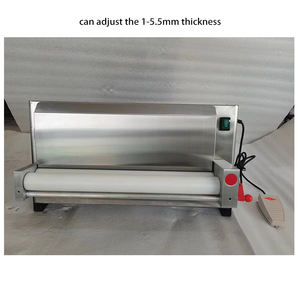 Rouleau de pâte à bas prix de table 4-11 pièces/Min 12-18 pouces rouleau unique pâte à pâtisserie Machine à aplatir Pizza Sheeter - Product Image 6