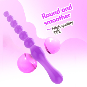 Sex Toys Silicone Bead Silicone <strong>Anal</strong> Plug <strong>Anal</strong> Bead Long Six Pull Beads <strong>Super</strong> Long <strong>Anal</strong> Plug - Product Image 2