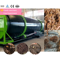 Équipement de compostage par fermentation anaérobie WINWORK, machine à retourner le compost pour déchets organiques, moteur de fermenteur rotatif