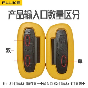 Fluke 52-II Dual Channel Digital Thermometer With K Type <b>Probes</b> Industrial <b>Temperature</b> Measurement Tool - Product Image 4